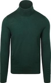 Suitable Merino Turtleneck Dark Green