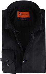 Suitable Shirt Skinny Fit Black