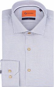Suitable Shirt Twill Print Beige
