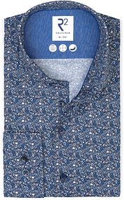 R2 Shirt Flowers Blue