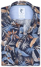 R2 Shirt Print Leaves 