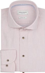 Profuomo Shirt Linen Pink