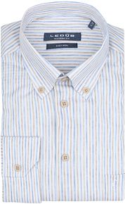Ledub Shirt Stripes Blue 