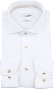 Profuomo Shirt Cutaway Dobby White