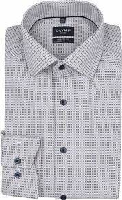 Olymp Luxor Shirt Print Beige