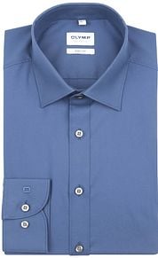 Olymp Shirt Level 5 Dark blue Body Fit