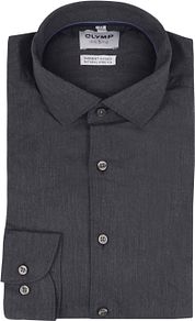Olymp Level 5 Shirt Anthracite