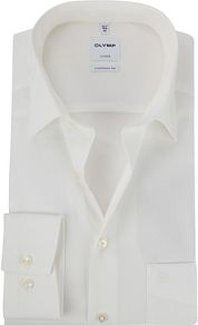 OLYMP Luxor Comfort Fit Shirt Non Iron Ecru