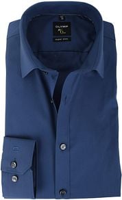 OLYMP No'6 six Shirt Skinny Fit Dark Blue