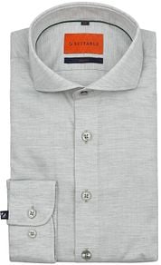 Suitable Melange Shirt Light Green