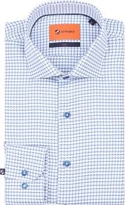 Suitable Shirt Check Print Blue