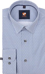 Suitable Shirt Print Blue 267-9