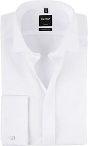 Olymp Luxor Tuxedo Shirt White French Cuffs