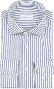 Profuomo Shirt Stripe Blue