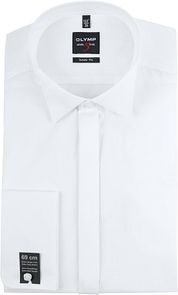 OLYMP Level 5 Tuxedo Shirt Extra Long Sleeve White