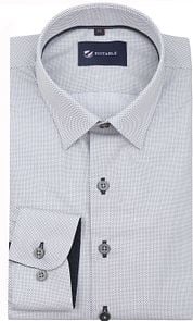 Suitable Shirt Print Sand Navy