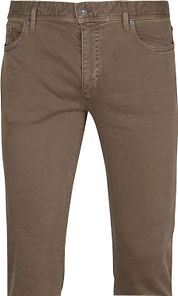 Alberto Pipe Pants Brown