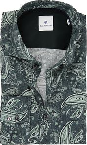 Blue Industry Shirt Paisley Green
