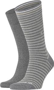 Burlington Everyday 2-Pack Stripes Grey