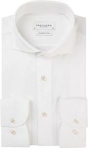 Profuomo Shirt Japanese Knitted White