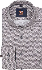 Suitable Shirt Twill Print Beige