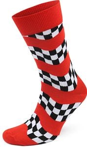 Happy Socks Race Red