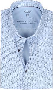Olymp Level 5 Shirt Body Fit 24/Seven Light Blue