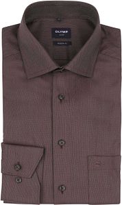 Olymp Luxor Shirt Brown