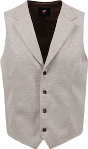 Suitable Gilet Checks Sand