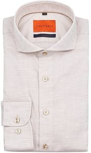Suitable Melange Shirt Sand