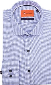 Suitable Shirt Twill Print Blue