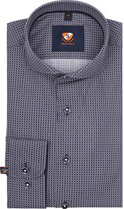 Suitable Shirt Twill Print Navy