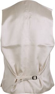 Wedding Waistcoat Ecru Carre
