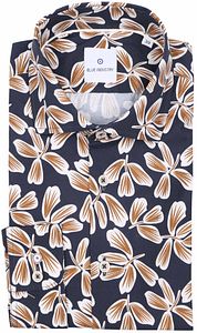 Blue Industry Shirt Print Dark Blue