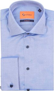 Suitable Shirt Fine Checkered Blue DM22-02