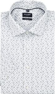 Olymp Luxor Shirt Print Olive