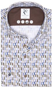 R2 Shirt Knitted Pillows Light Blue