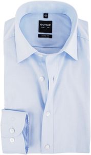 Olymp Level Five Shirt Body-fit Light Blue