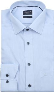 Olymp Luxor Shirt Diamond Twill Light Blue