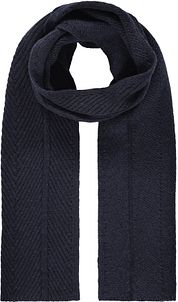 State Of Art Scarf Lambswool Moss Navy
