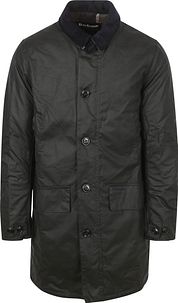 Barbour Wax Coat Mac Navy