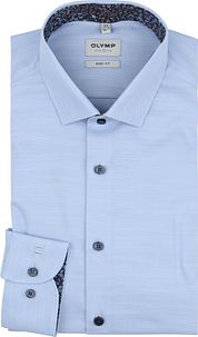 Olymp Level 5 Shirt Stretch Blue