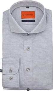 Suitable Melange Shirt Grey