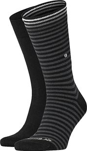 Burlington Everyday 2-Pack Stripes Black