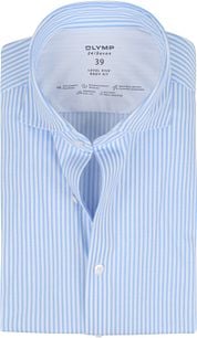 OLYMP Lvl 5 Shirt 24/Seven Stripes Blue