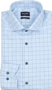 Olymp Luxor Shirt Extra Long Sleeves Print Multicheck Blue