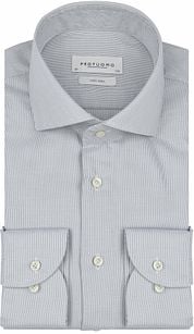 Profuomo Dobby Shirt Print Light Green