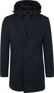 Suitable Hood Coat Navy