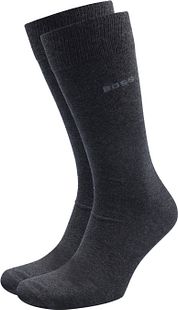 BOSS Socks 2-Pack Anthracite