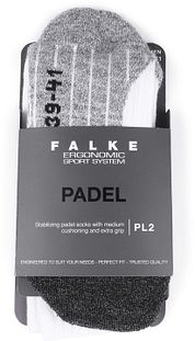 Falke Padel White Grey